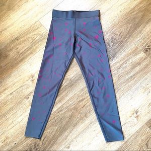 NWT ultracor grey leggings with purple stars